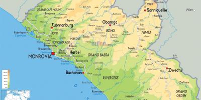 Изчертаване на картата на Либерия